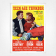 Teenage Thunder Film Poster - Teen Age Thunder Movie Poster