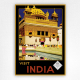 Visit India Golden Temple poster - Delhi House poster art