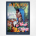 Vintage Mexico travel poster , Mexican Senorita in blue scarf - Alfonso X Peña