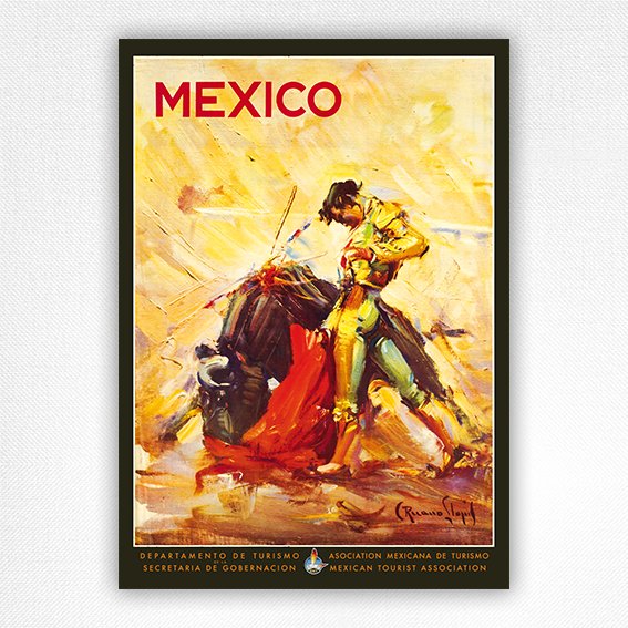 1944 Mexico Bullfighting poster - C Ruano Llopis