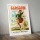 Glasgow by Clipper poster - Pan Am Airlines poster