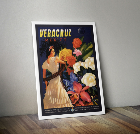 Veracruz Mexico travel poster - Image 2
