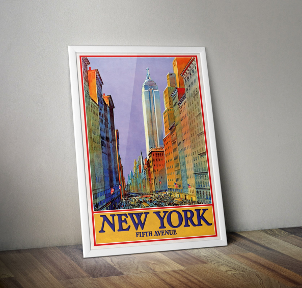 Fifth Avenue New York poster - World's Greatest Shopping Street 1932 - Image 2