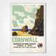 Cornwall Penny a Mile Vintage Railway Poster - Leonard Cusden - 1937