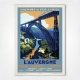 L'Auvergne railway poster - Viaduc de Garabit sur la Truyere - Champseix - 1930