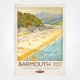 Barmouth North Wales poster - Mountain Sea and Sand - Harry Riley