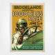 Brooklands 1000 Miles Race Poster - Crosby 1932 - Vintage Car Poster