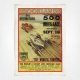 Brooklands 500 Miles Race Poster - Cool Vintage car poster