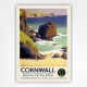 Cornwall Kynance Cove poster - Alker Tripp - 1938