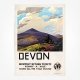 GWR Devon railway poster - Leonard Cusden
