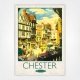 Chester Eastgate Street Poster - Badmin