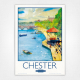 The Groves Bandstand & River Dee Chester poster - BR poster
