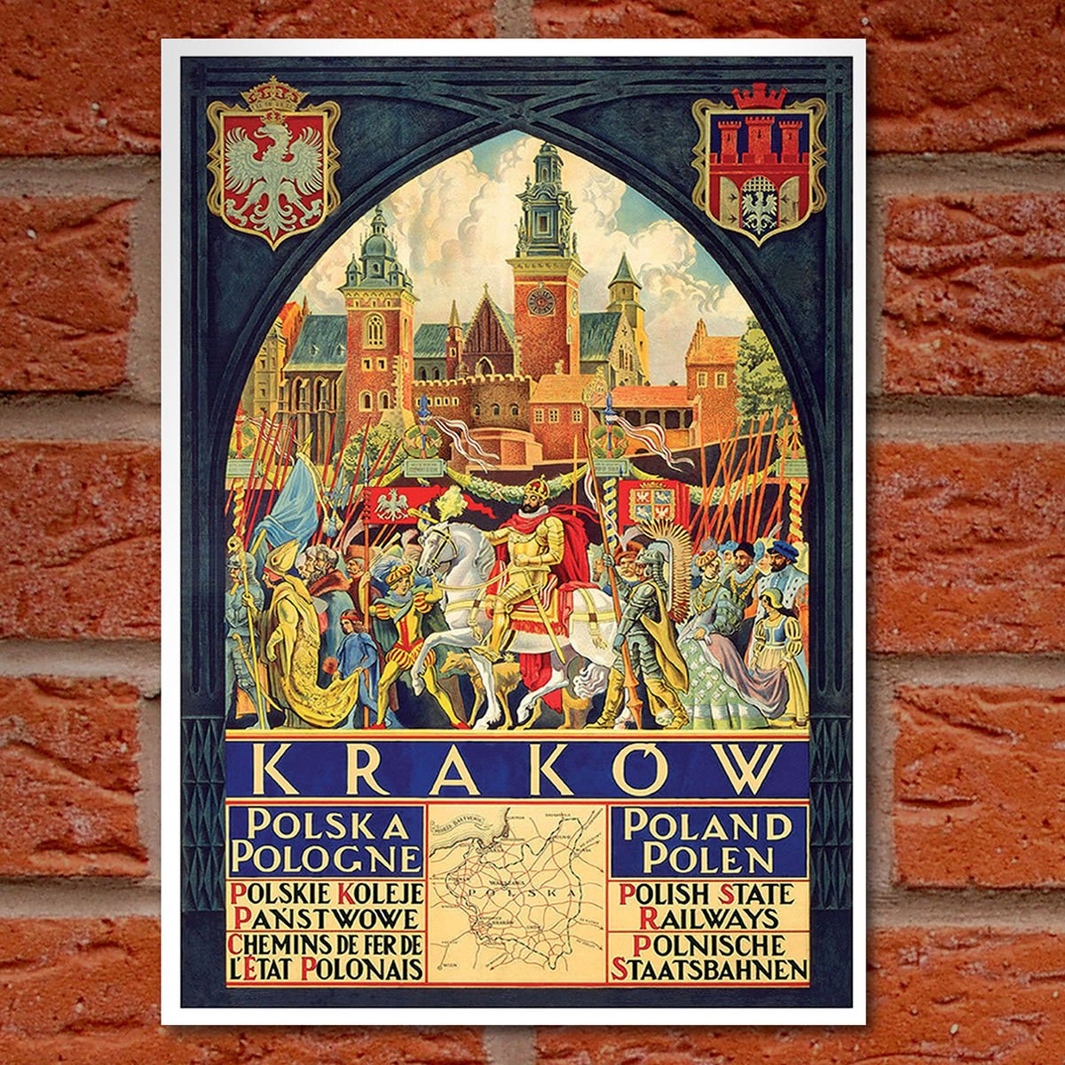 Vintage Krakow Poland poster - Zygmunt Kaminski - 1926 - Image 2