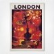 London Eros railway poster - LMS LNER print - Rare Eros poster