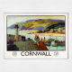 Cornwall Harbour Vintage Railway Poster- Leonard Richmond - 1937
