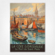 La Cote D'Emeraud poster - Le Port de Saint Malo - Maurice Toussaint