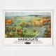 Vintage Harrogate poster - Rare railway poster - J C Moody