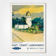 Lowestoft Lighthouse poster, Suffolk - East Coast Landmarks - Frank Mason