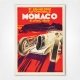 1930 Monaco Grand Prix poster - Robert Falcucci