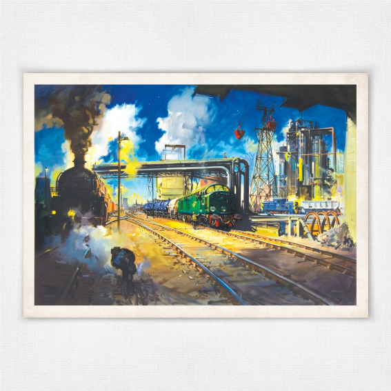 Service to Industry BR poster (No text) - Terence Cuneo