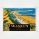 Shanklin IOW travel poster - Isle of Wight Southern Railway poster - D.W. Burley