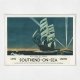 Southend on Sea Night scene off pierhead poster - Chas Pears