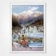 Chemins de fer PLM Le Mont Blanc poster 1898 - Hugo D'Alesi