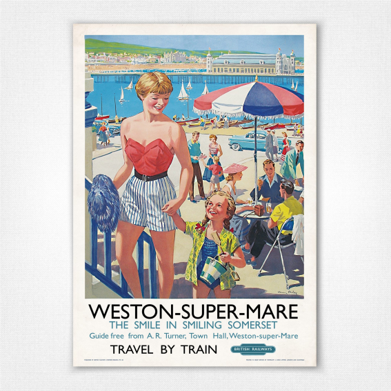 Weston Super Mare poster - Harry Riley