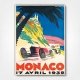 1932 Monaco Grand Prix poster - Robert Falcucci - 1932