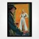 Man Hungry pulp art poster - The Saint And Sinners Murder Case! - I’ll Kiss You And Kill You