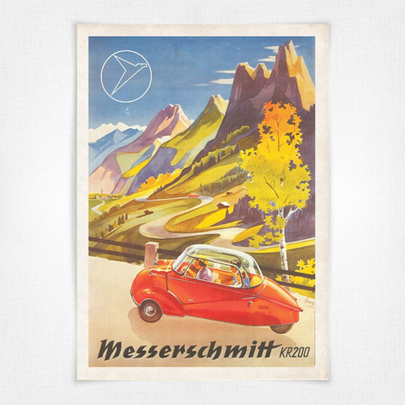 Messerschmitt KR200 poster