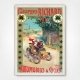 1901 Georges Richard Automobiles and Cycles poster. Rare H Béhel art