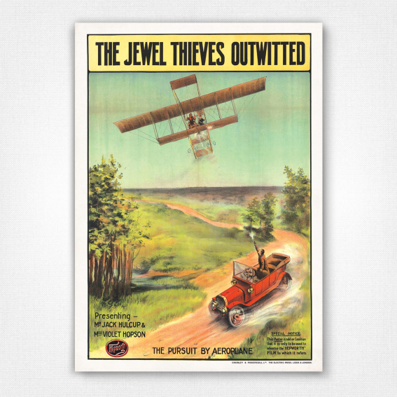 The Jewel Thieves Outwitted poster - 1913 film poster