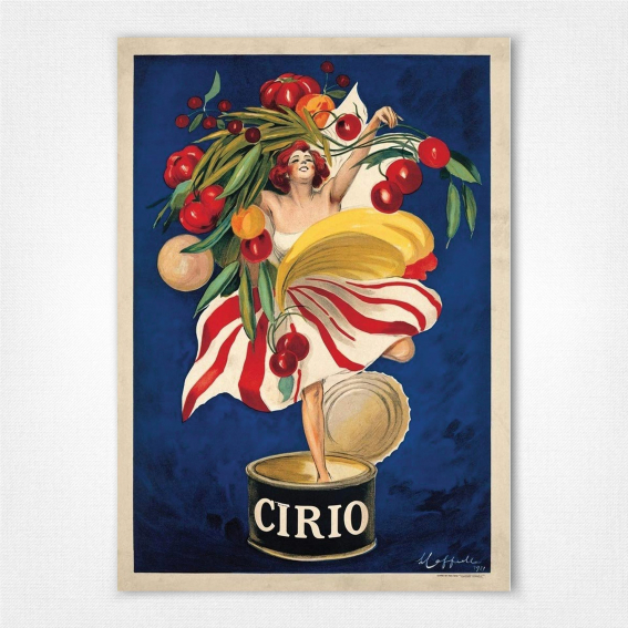 Cirio poster - Leonetto Cappiello poster - 1927 - Vintage Food & Drink advertising poster