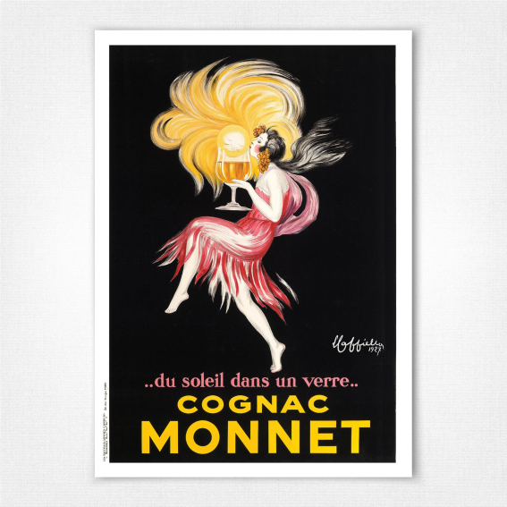 Cognac Monnet poster - Leonetto Cappiello - 1927 Vintage Alcohol Poster