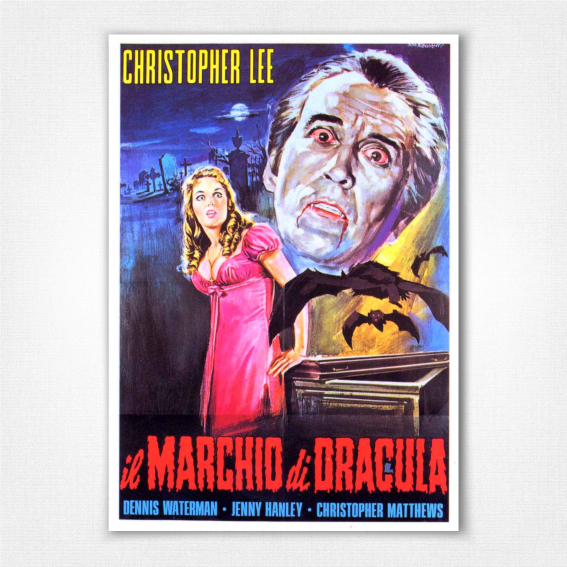 Il Marchio di Dracula poster - The Scars of Dracula Italian film poster