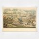 Grand Military Steeple Chase print - Vintage horse racing poster