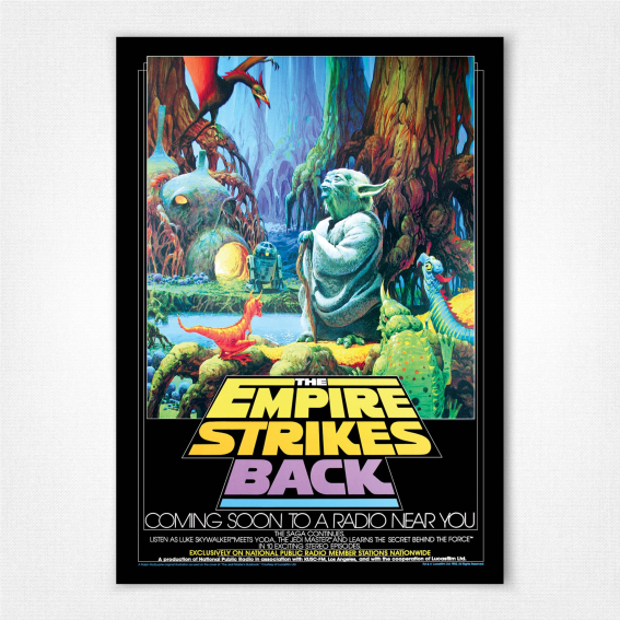 The Empire Strikes Back NPR poster - Ralph McQuarrie
