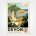 1930 Devon GWR poster - Devon railway poster - Alker Tripp