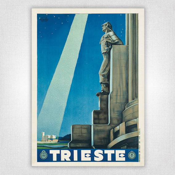 Trieste poster - Vintage ENIT Italian travel poster - Viola Giorgio - 1930s