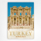 Ephesus Turkey travel poster - Turkey Ephesus wall art