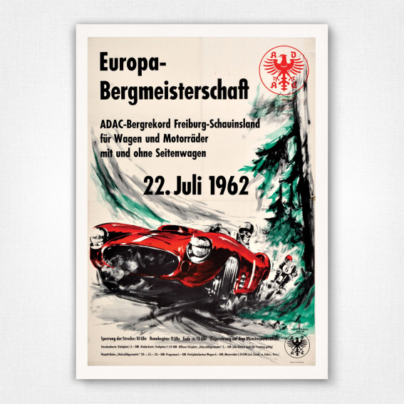 Europa Bergmeisterschaft 1962 Poster