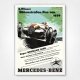 1939 Mercedes-Benz victory poster - 2 Wiener Höhenstraßen-Rennen 1939 poster - Walter Gotschke