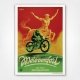 Motoconfort Hutchinson poster - Roger Cartier - 1935 - vintage motorcycle poster