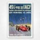 1963 French Grand Prix poster - 49e Grand Prix De L’A.C.F. Reims