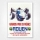 1965 French Grand Prix poster - Grands Prix de France 1965 - Beligond