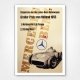 1955 Dutch Grand Prix poster - Mercedes-Benz - Grosser Preis von Holland 1955 poster