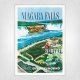 Niagara Falls Go Greyhound poster - Rod Ruth