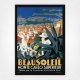 Beausoleil poster - Monte-Carlo Superior - 1928 - Roger Broders