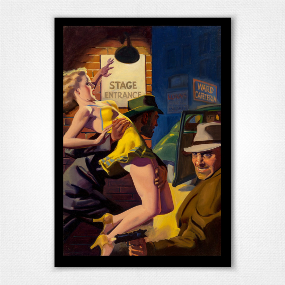 Undercover Man art Private Detective Stories art - April 1942 - Hugh Joseph Ward